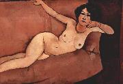 Amedeo Modigliani Akt auf Sofa painting